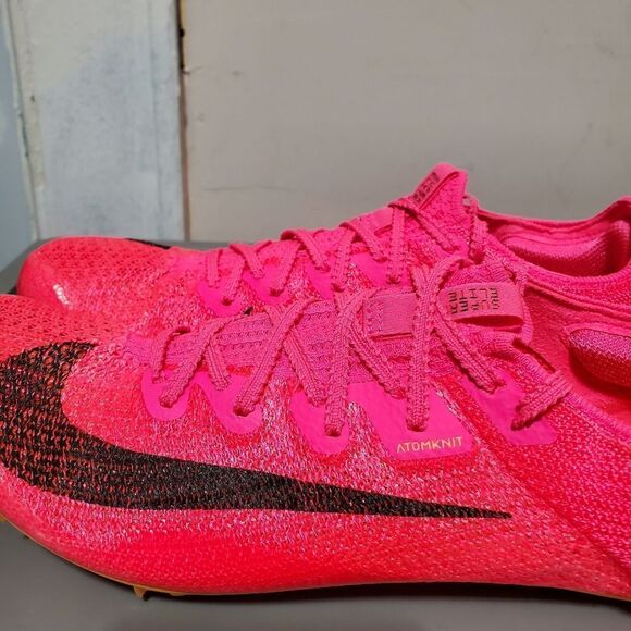 Nike Zoom Superfly Elite 2 Mens Sz 9 Sprinter Shoe Pink/Black New With Bag - Picture 12 of 14